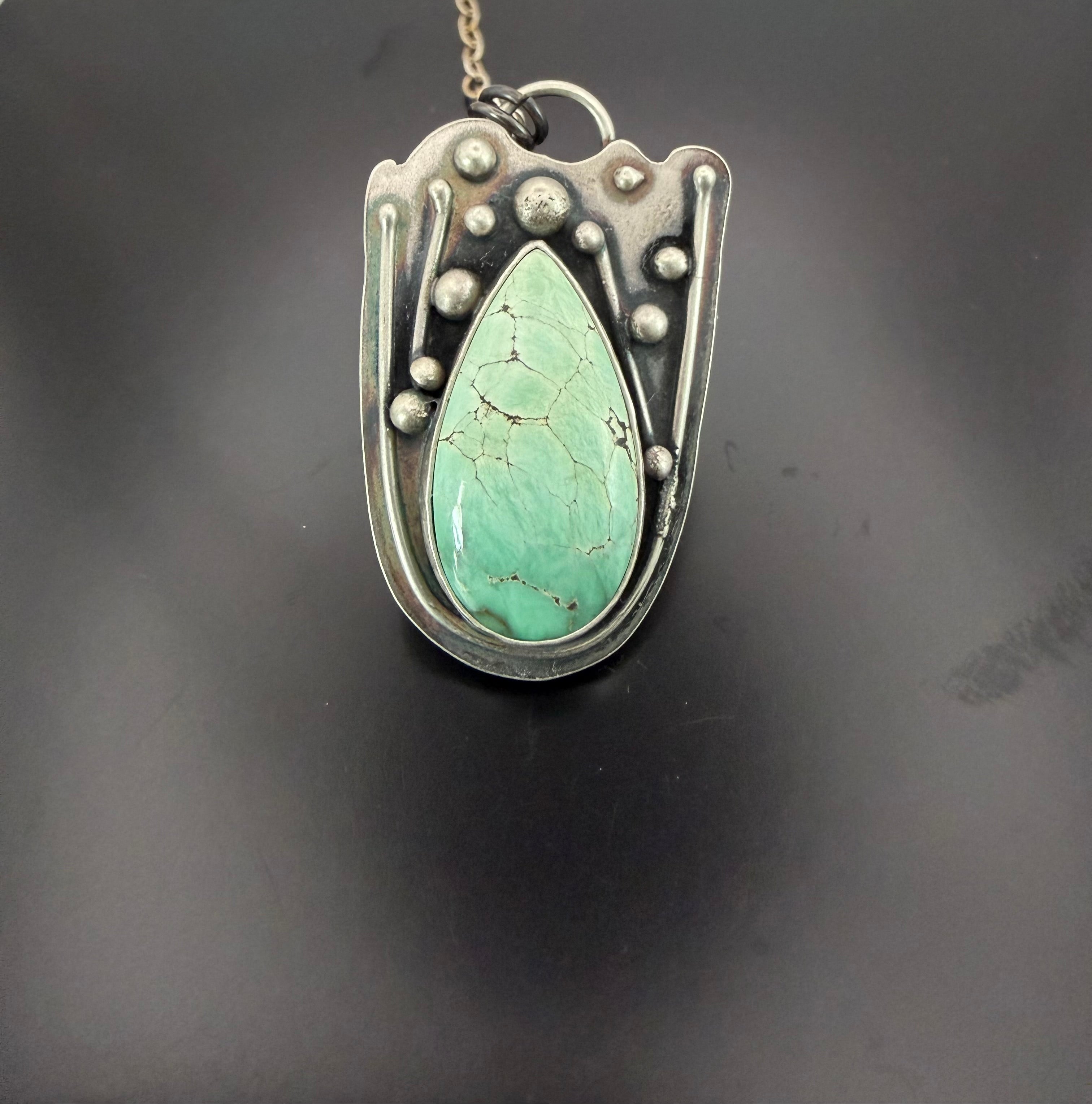 Carmel Mountain Variscite Pendant