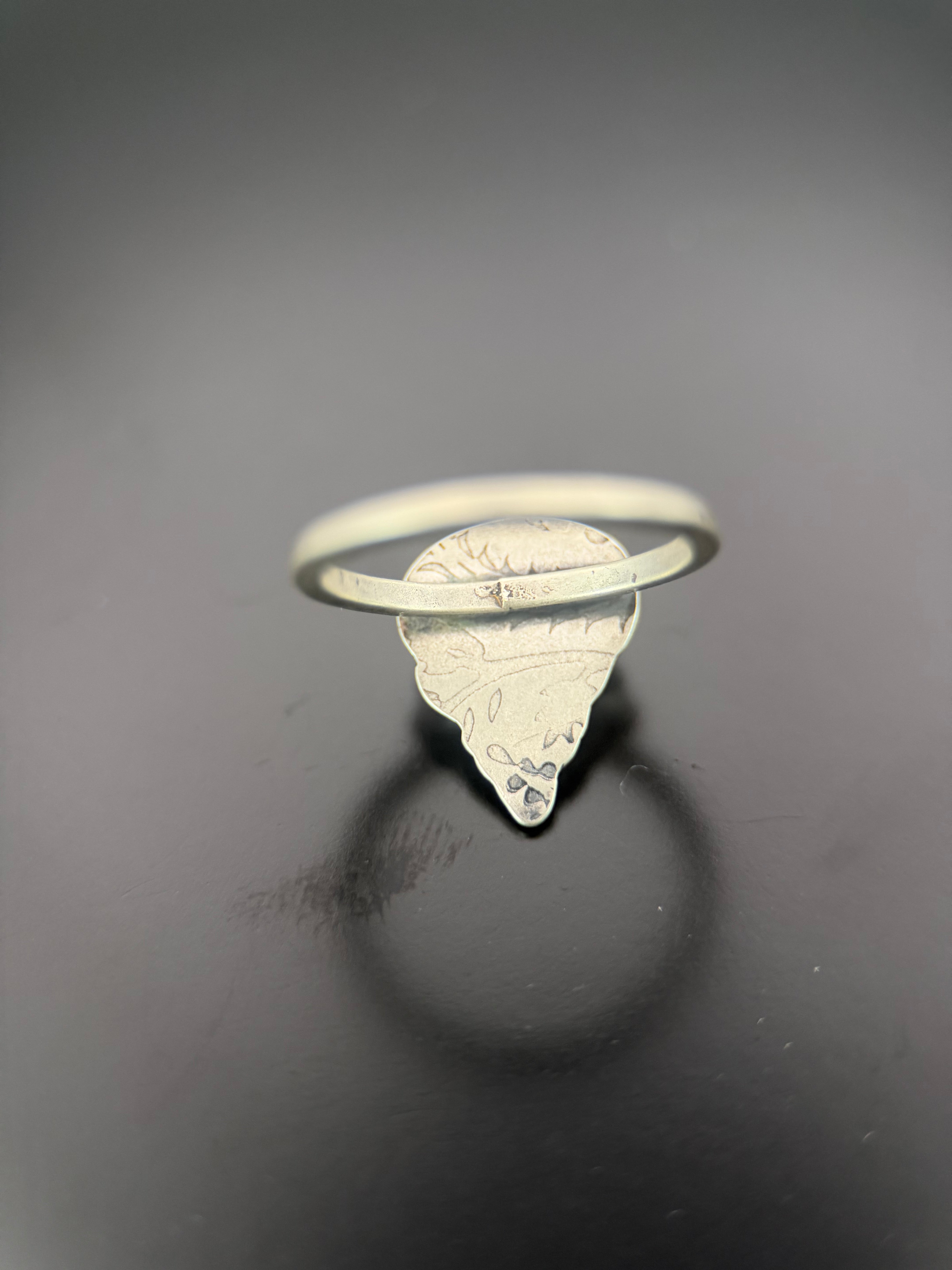 Sierra Bella Turquoise Floral Longhorn Ring