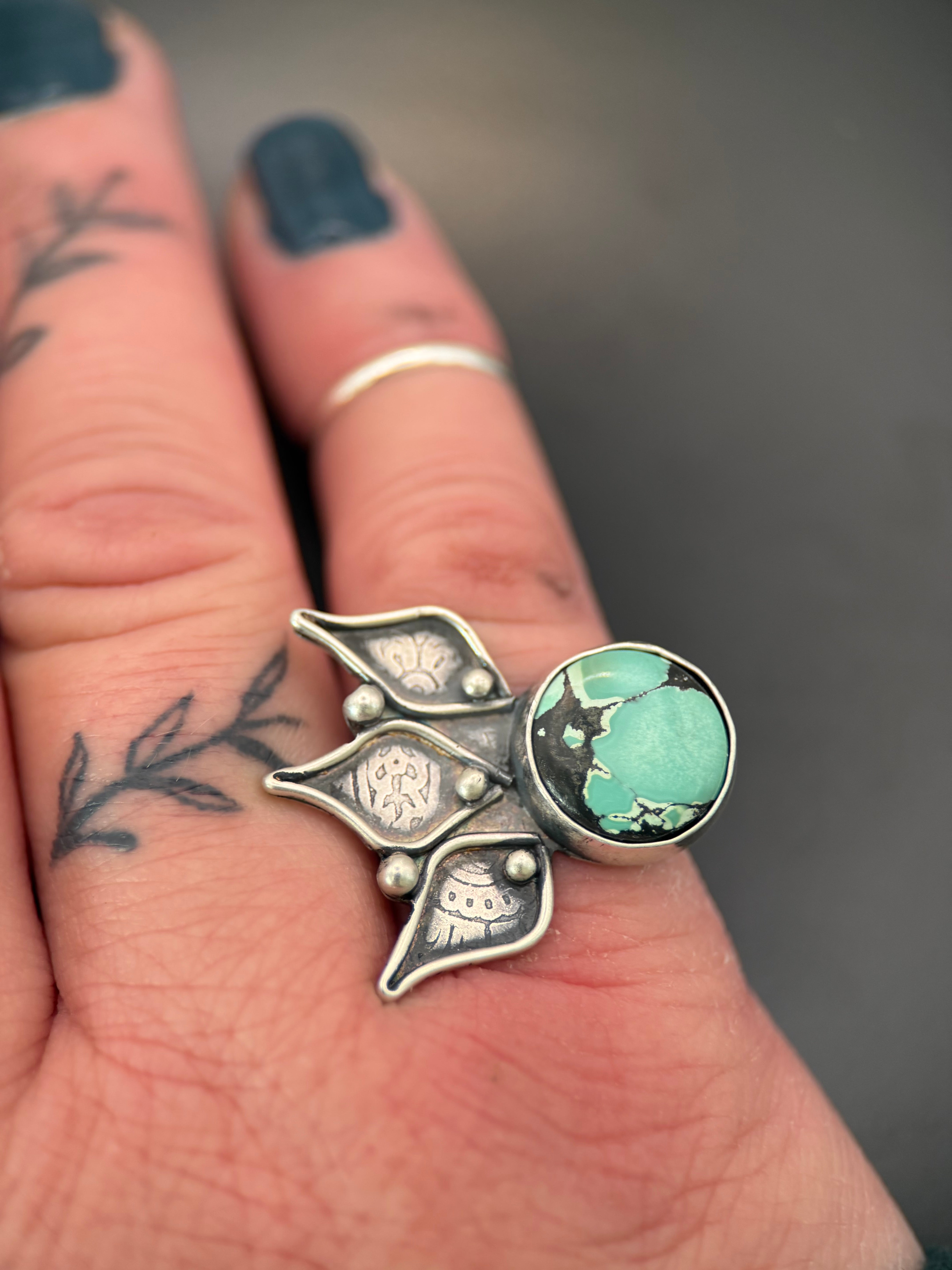 Bao Canyon Turquoise Silver Ring