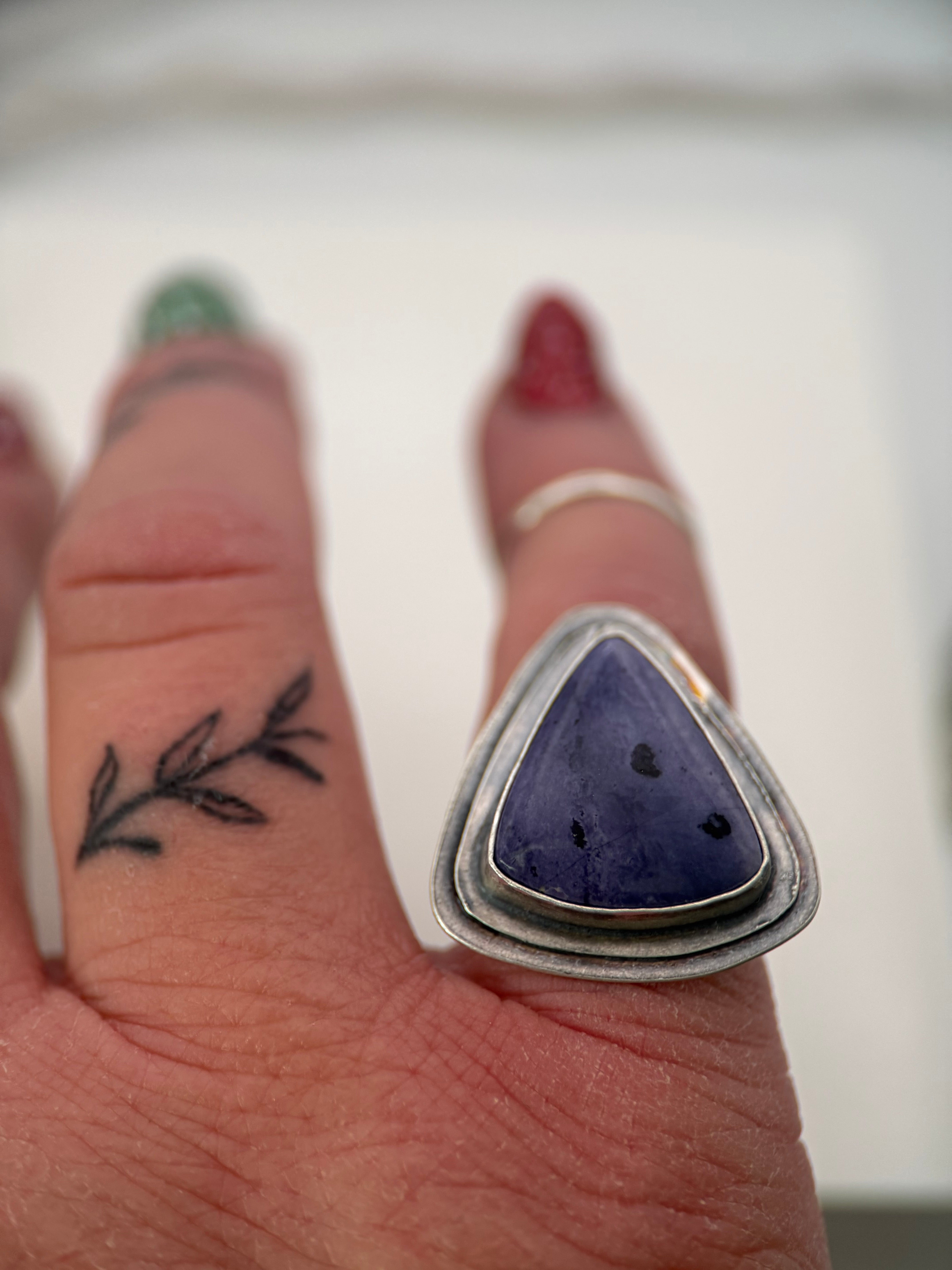 Tiffany Stone Silver Ring