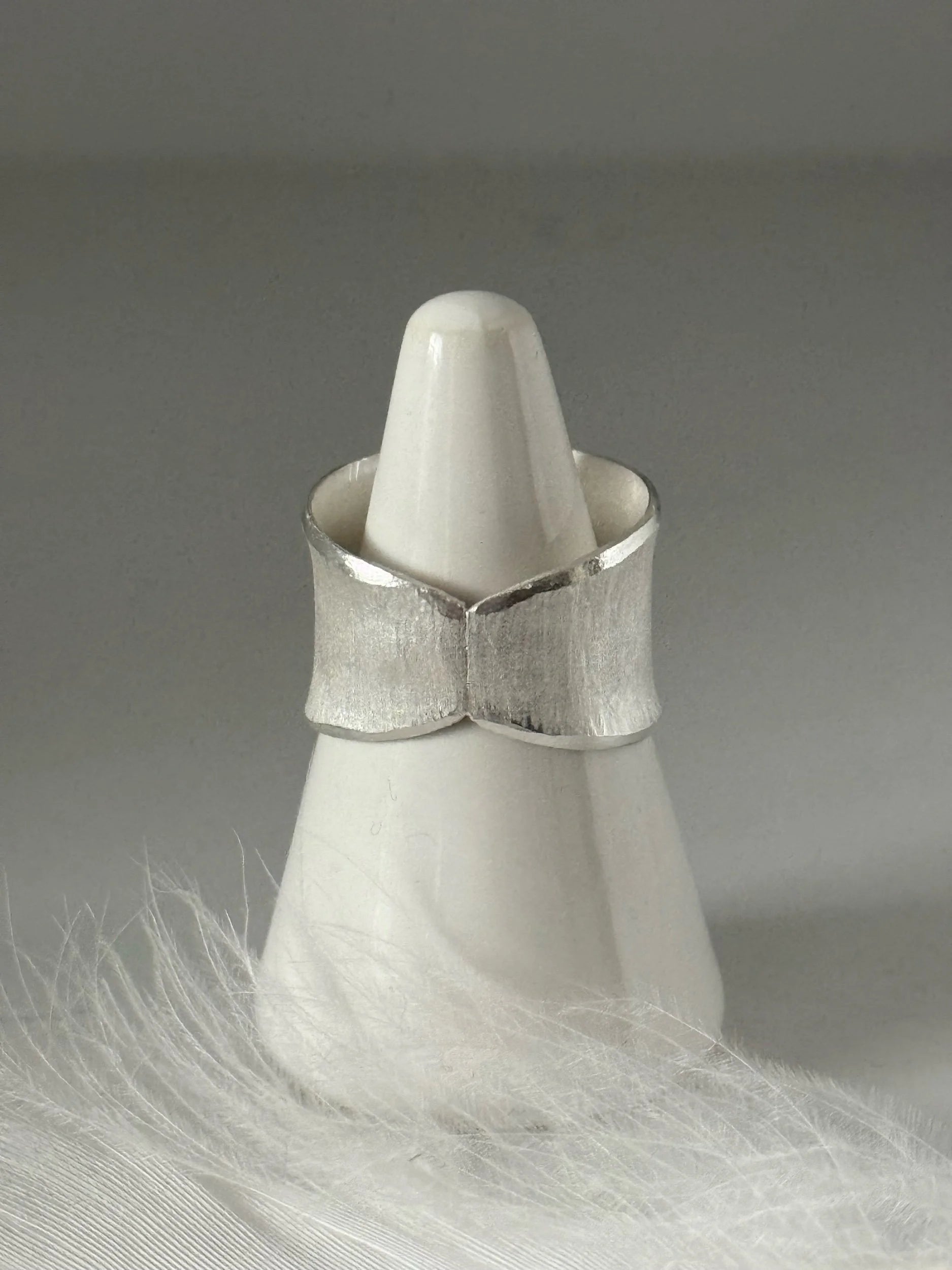 Pink Tourmaline, Amethyst, and Neon Apatite Silver Ring