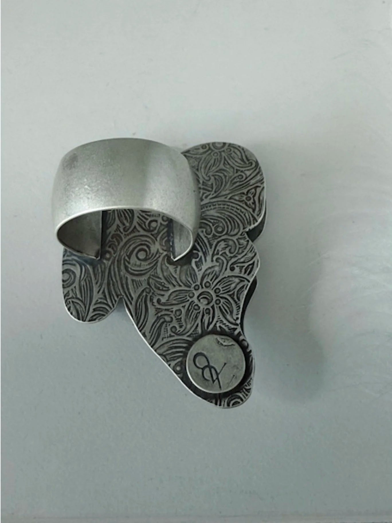 Chrysoprase Butterfly Wing Ring