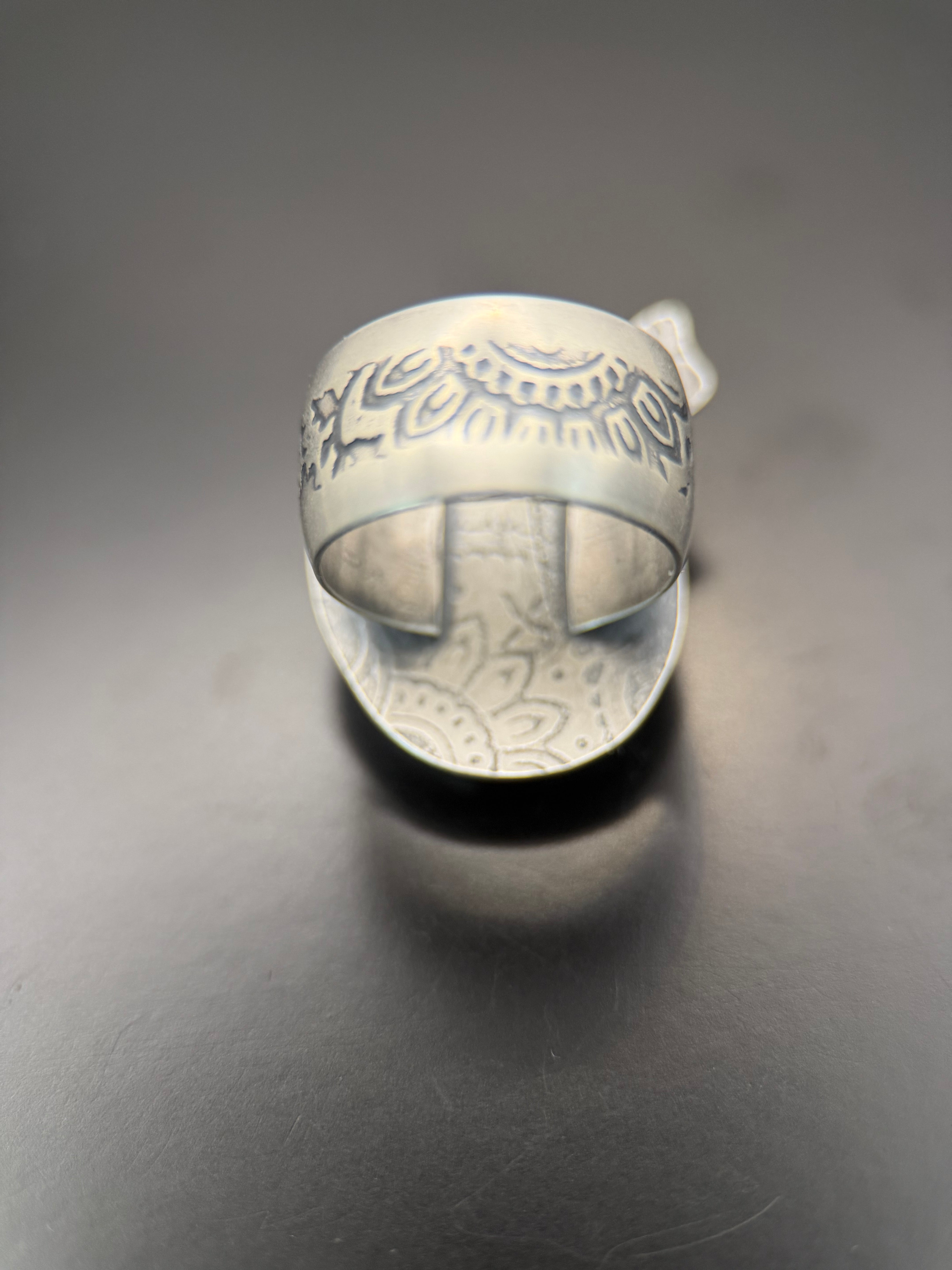 Aquamarine Dragonfly Ring