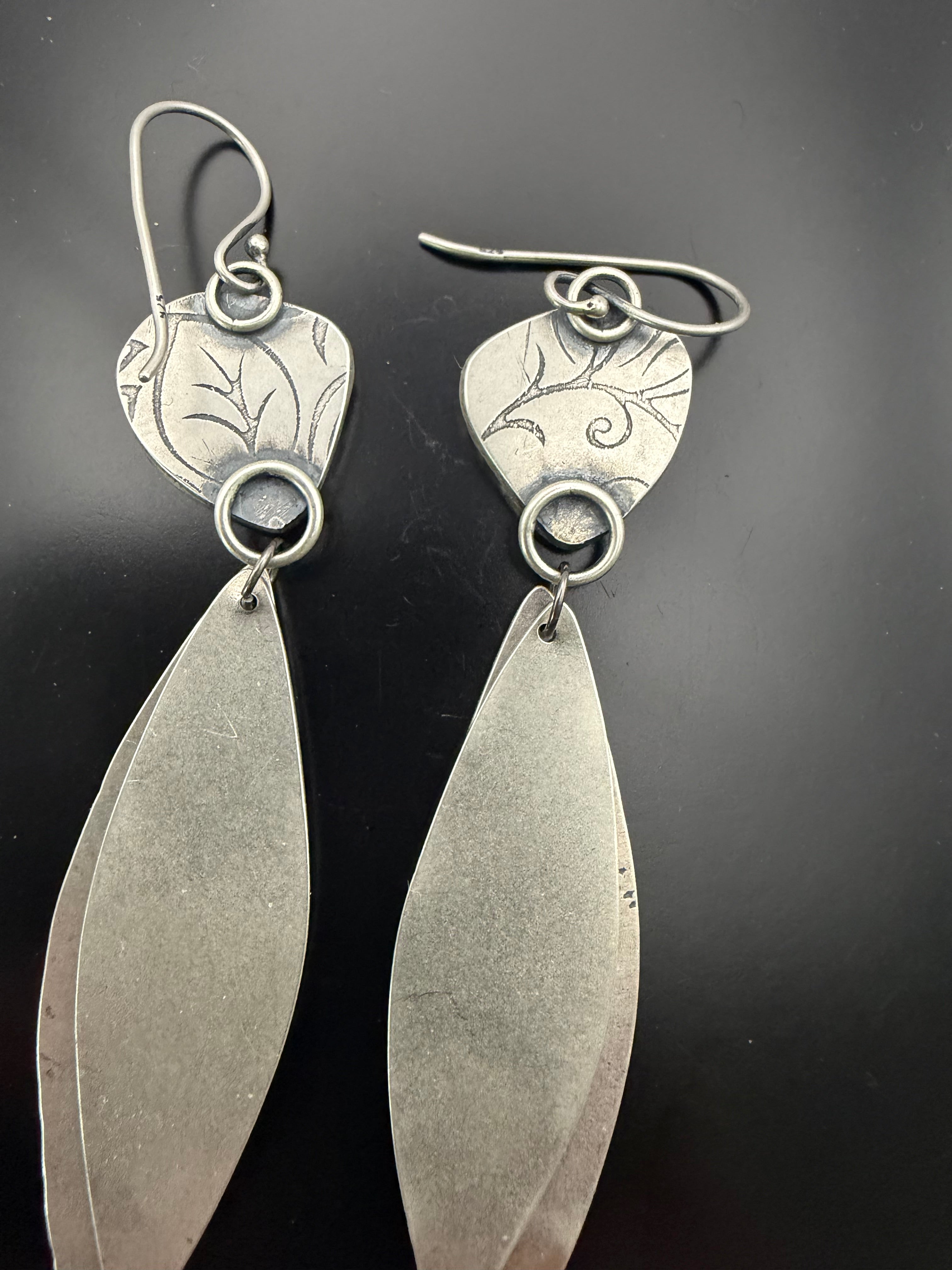 Rosecut Pale Pink Tourmaline Dandelion Drop Earrings