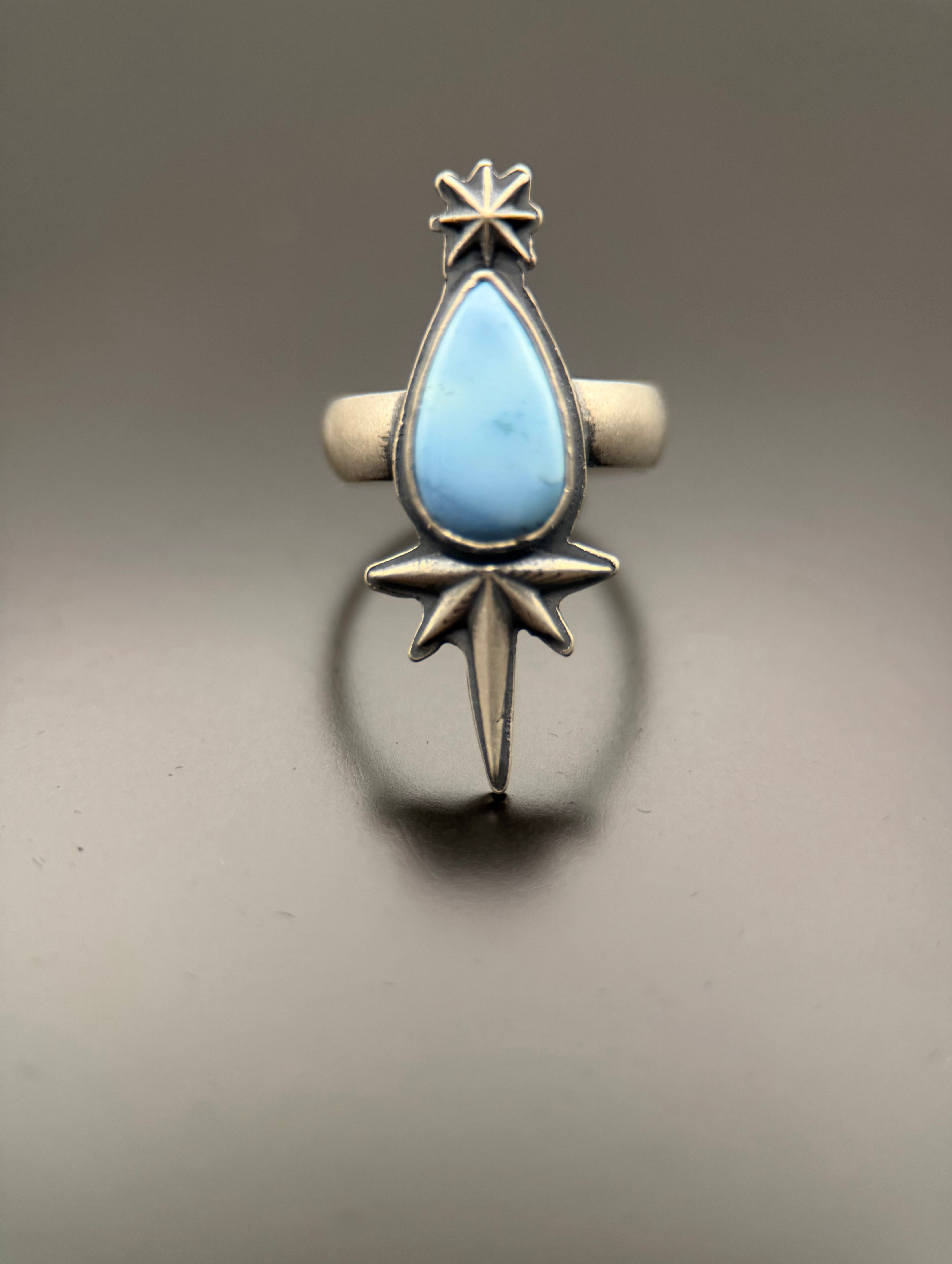 Golden Hills/Kazakhstan Turquoise Star Ring