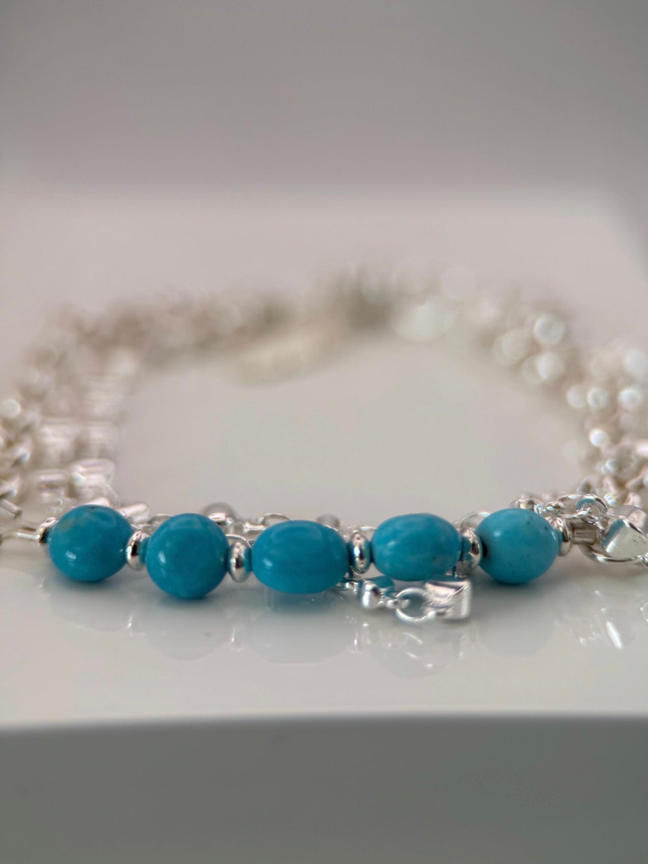 Nacozari Turquoise and Sterling Silver Bracelet