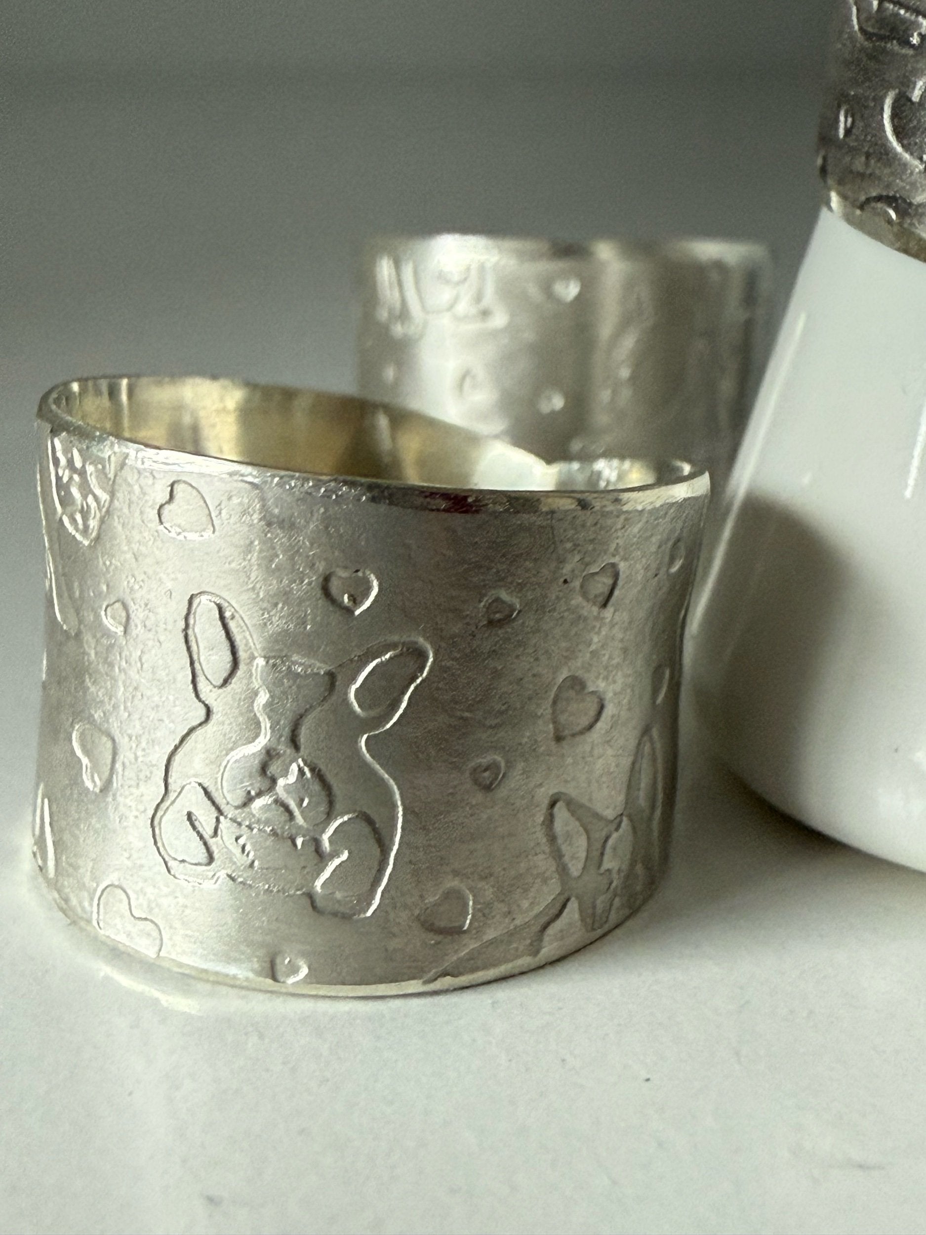 Silver Frenchie Ring