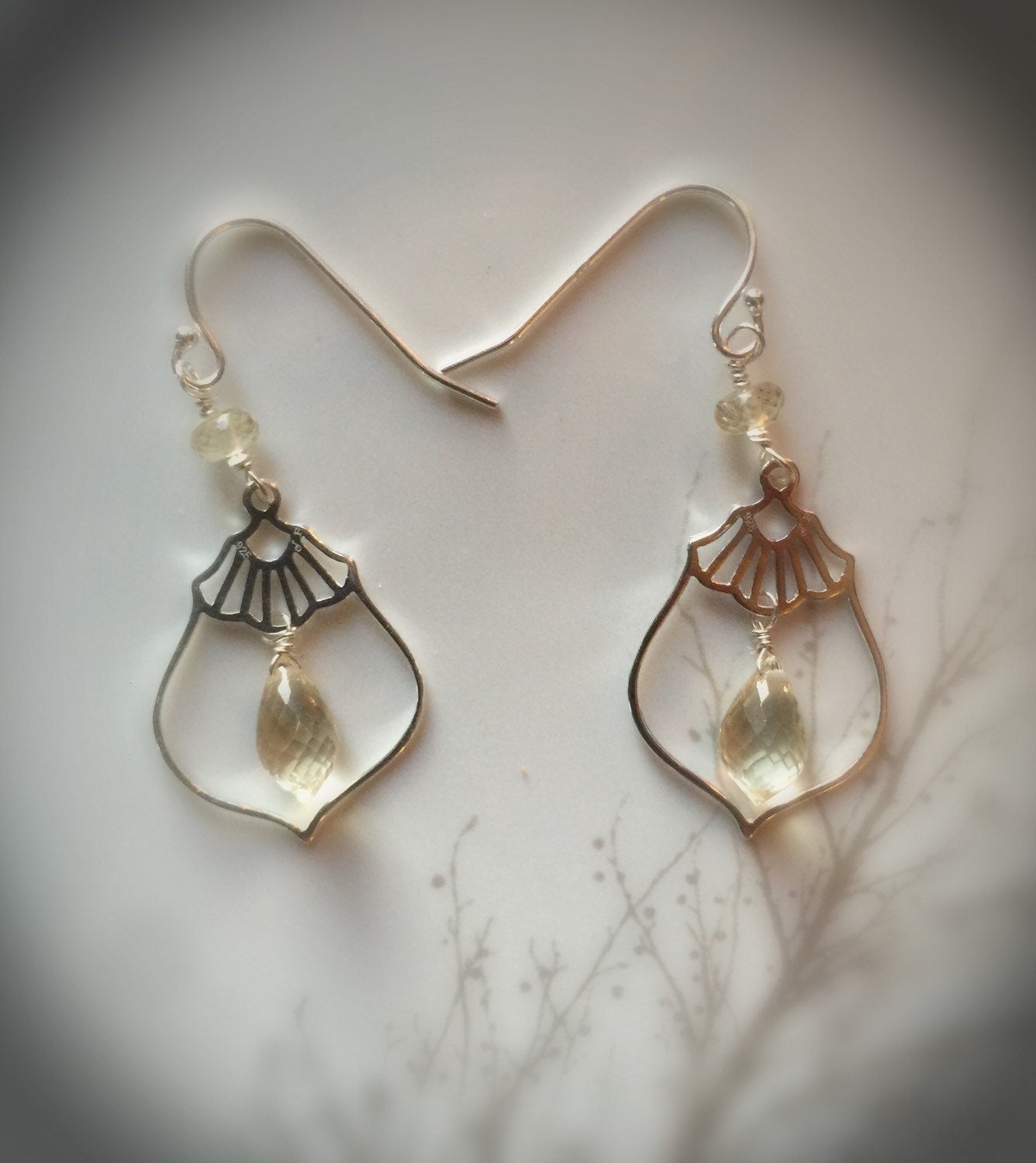 Scapolite Chandelier Earrings