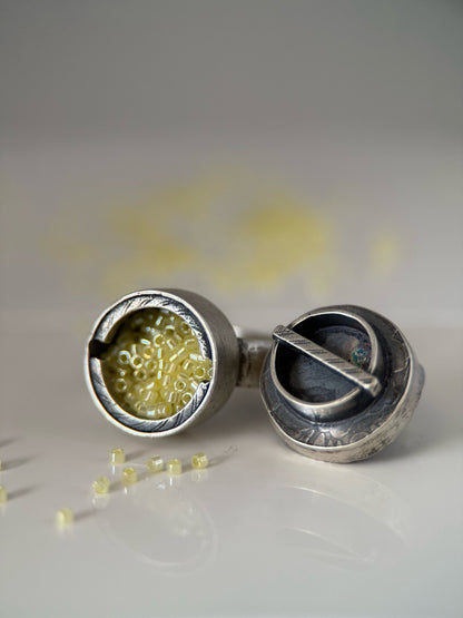 Giraffe Turquoise Poison Ring