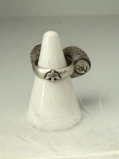 Iron Maiden Turquoise Open Concept Ring