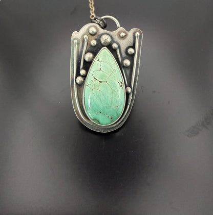 Carmel Mountain Variscite Pendant