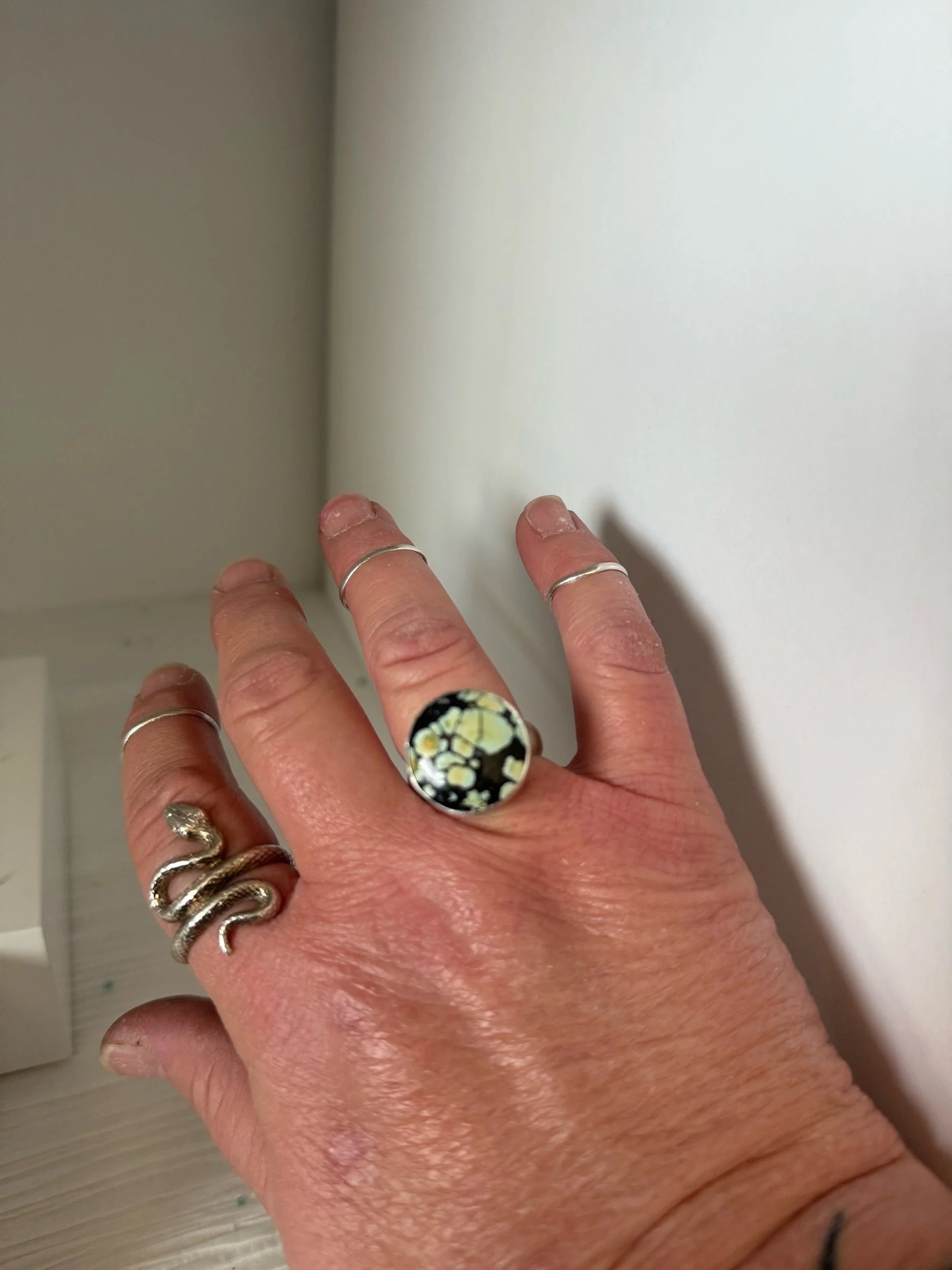 Giraffe Turquoise Poison Ring