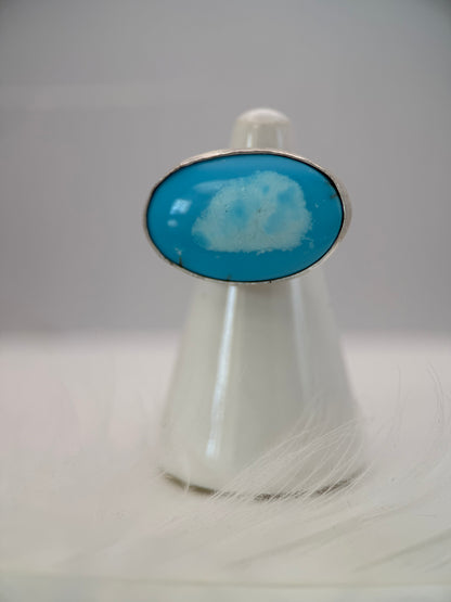Egyptian Turquoise Silver Ring