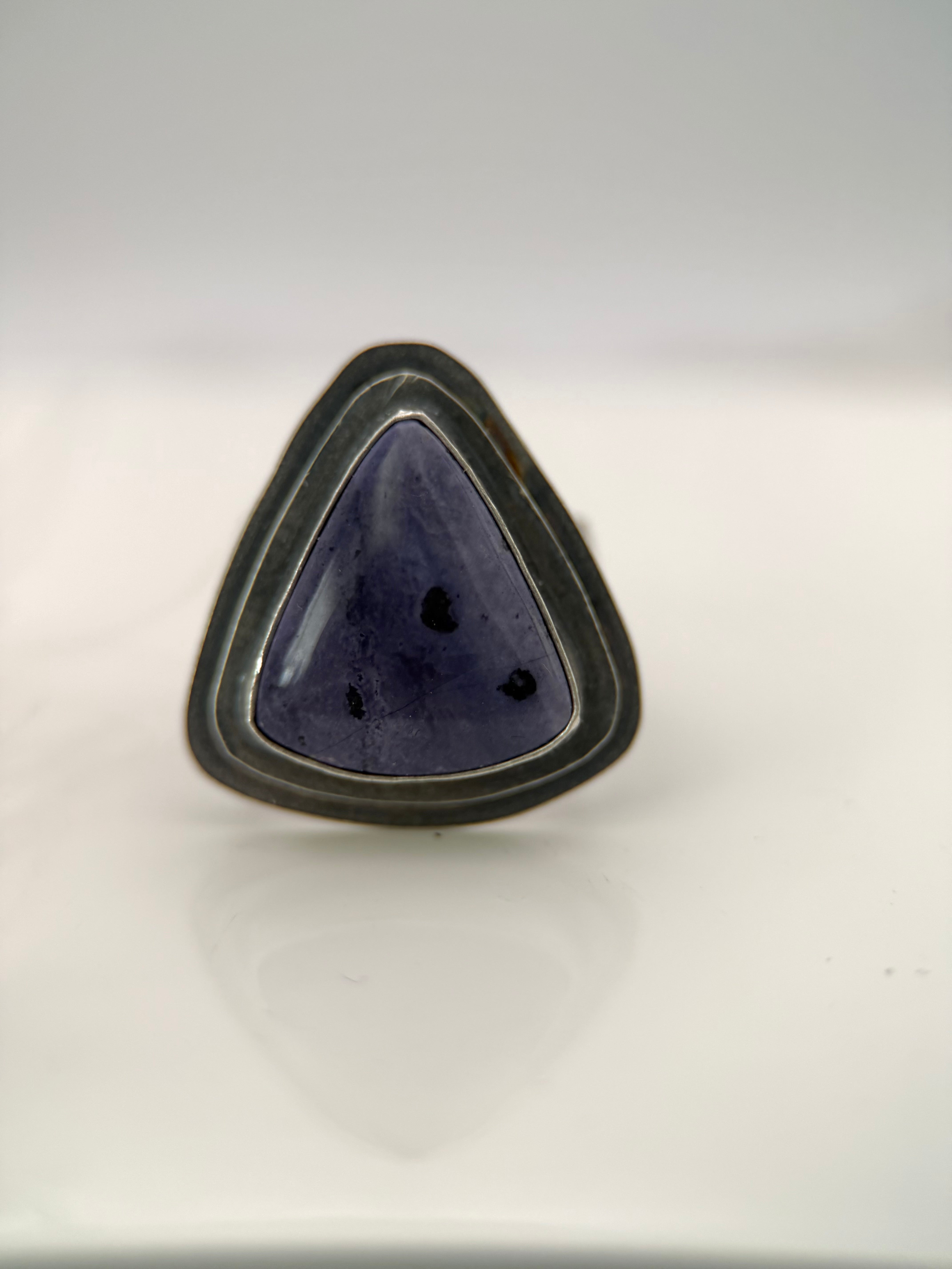 Tiffany Stone Silver Ring