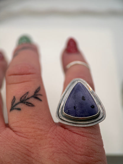 Tiffany Stone Silver Ring