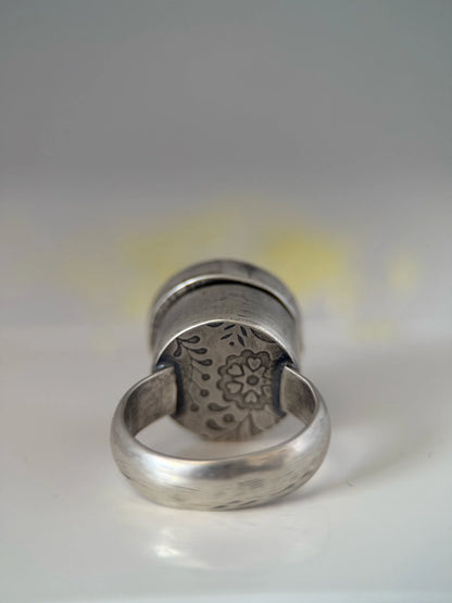 Giraffe Turquoise Poison Ring