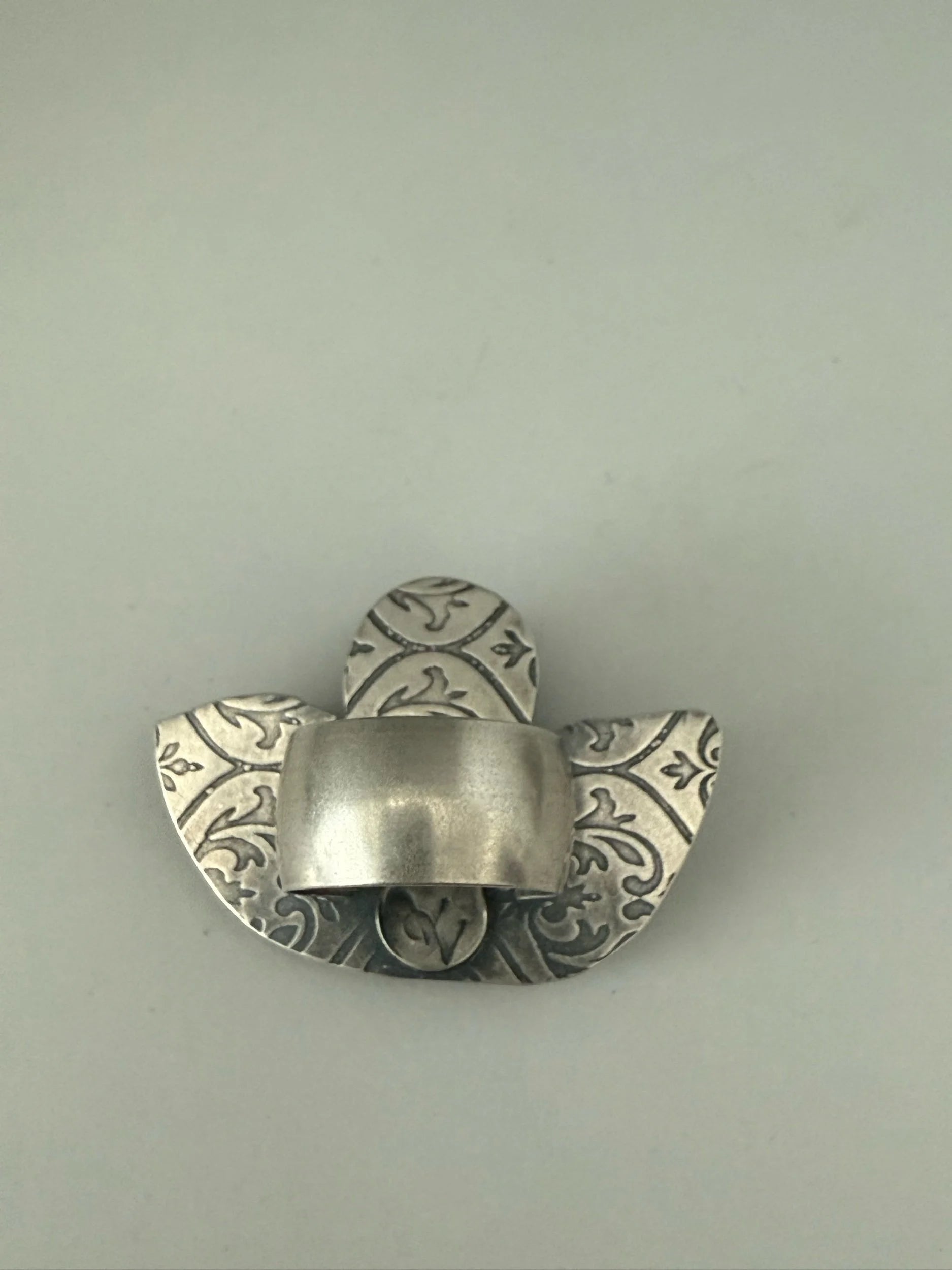 Green Tourmaline Leaf Ring