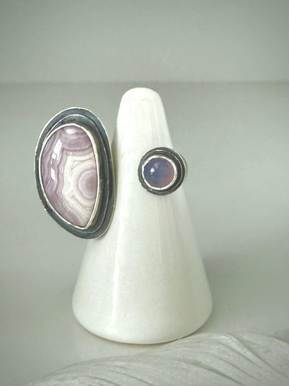 Open Concept Laguna Agate & Holley Lavender Chalcedony