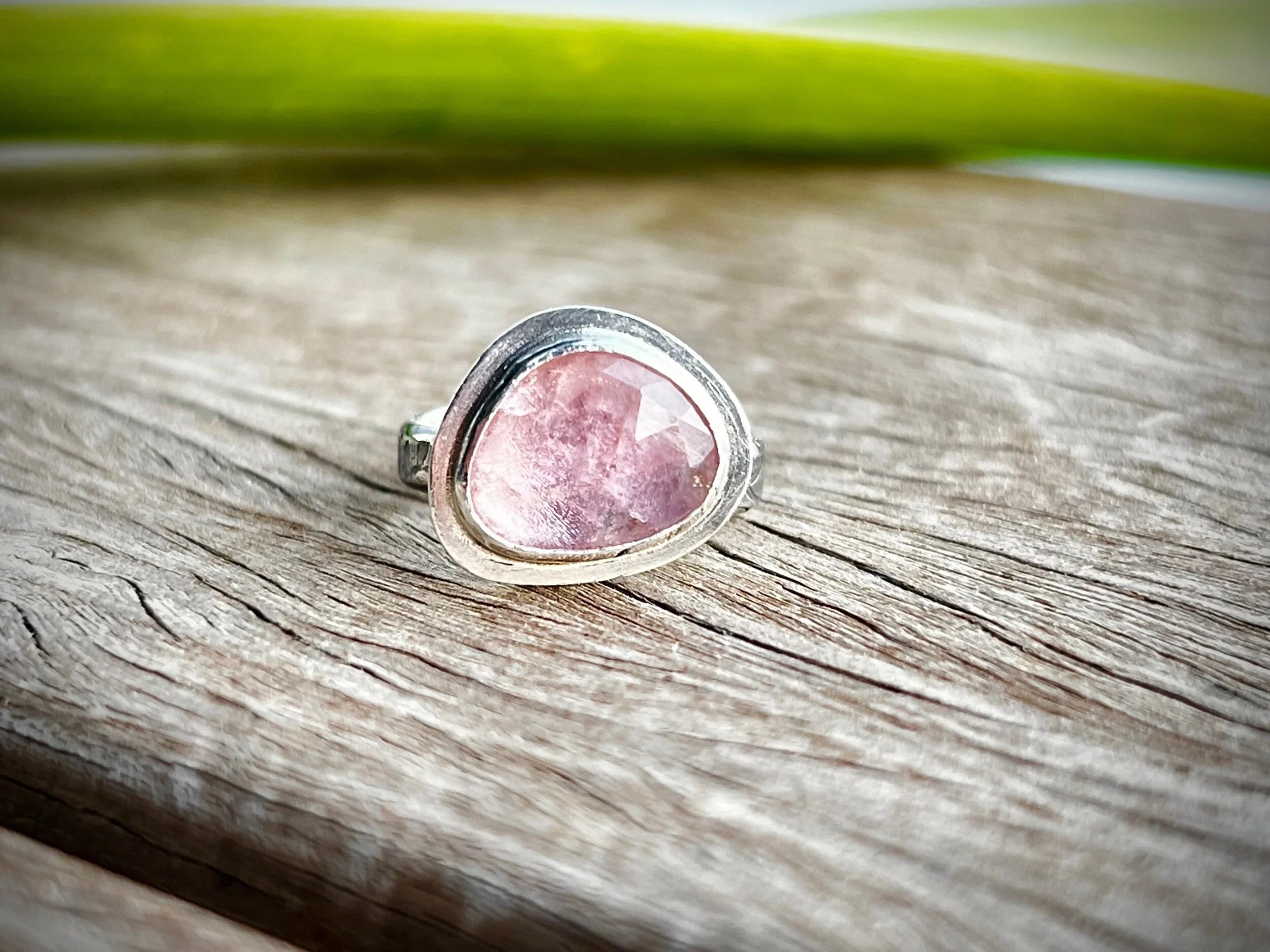 Petal Pink Tourmaline Ring