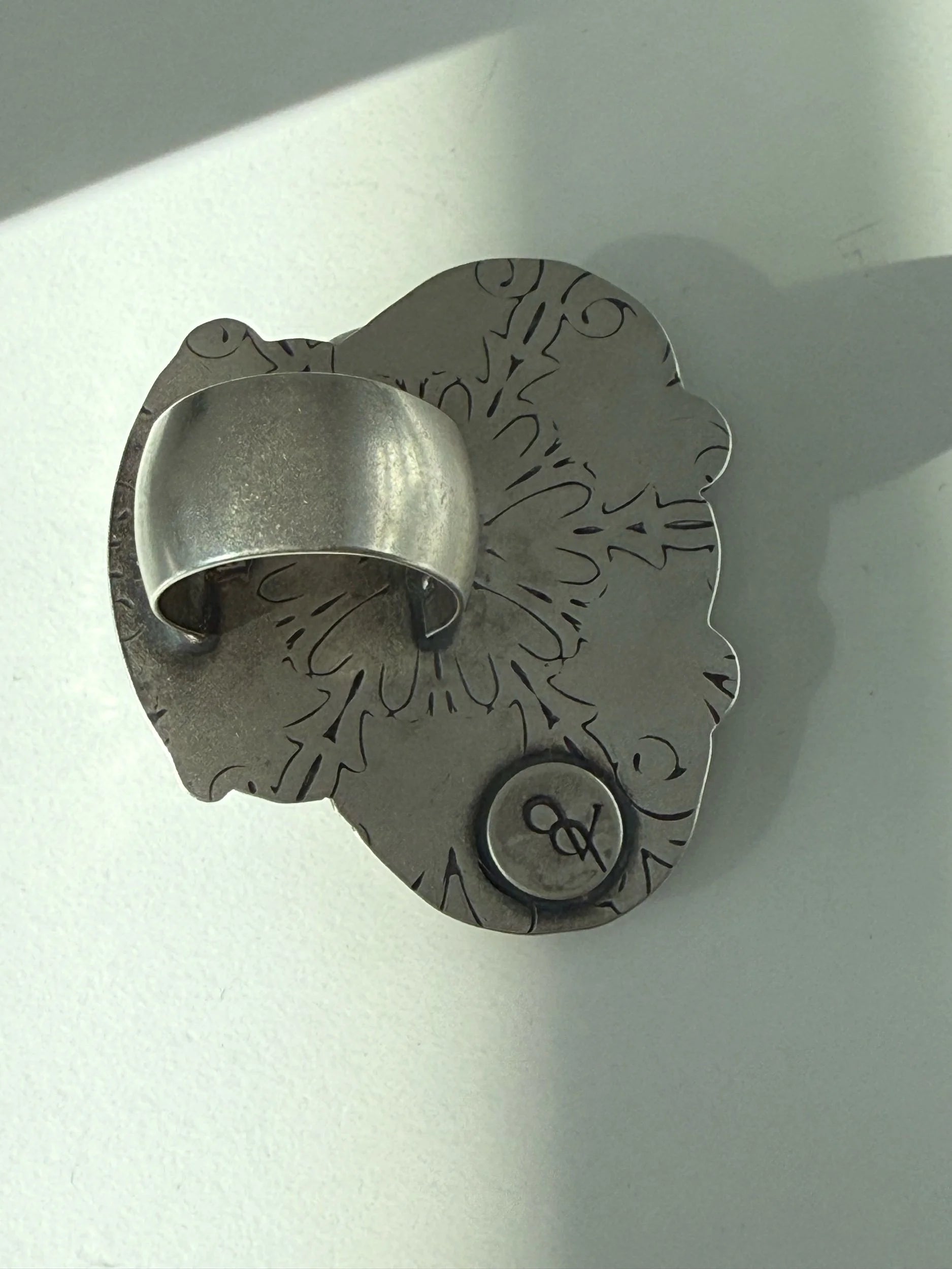 Amazonite Paisley Ring