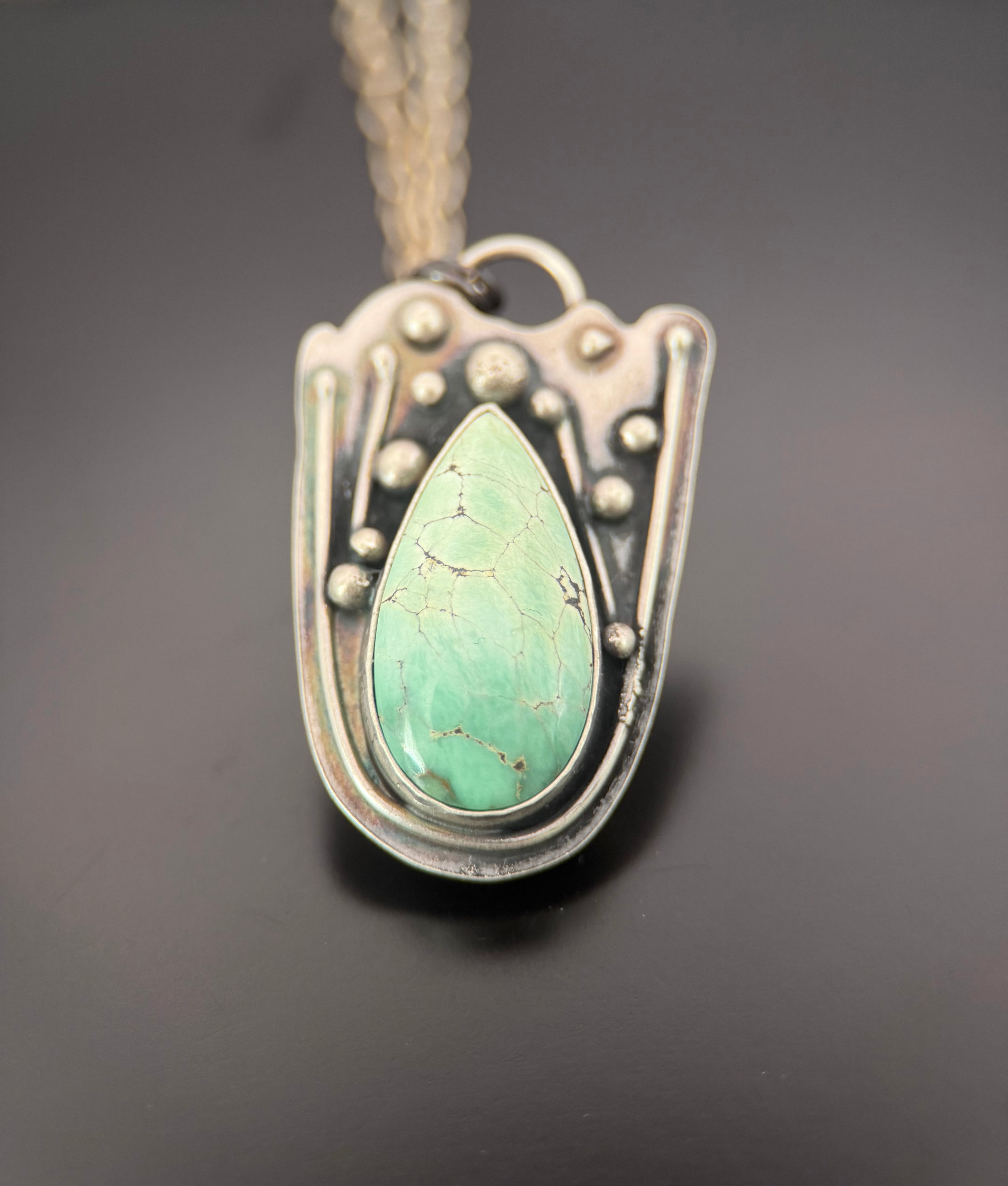 Carmel Mountain Variscite Pendant