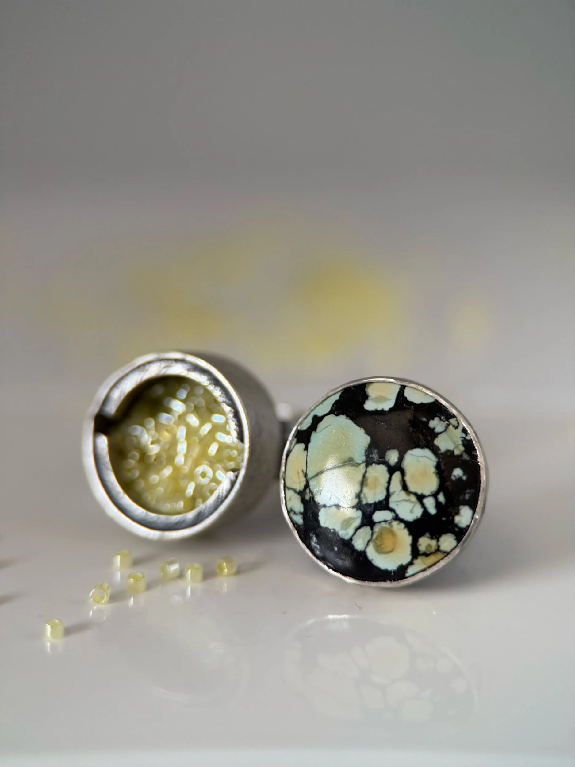 Giraffe Turquoise Poison Ring