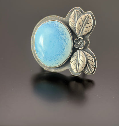 Golden Hills/Kazakhstan Turquoise Flower Ring