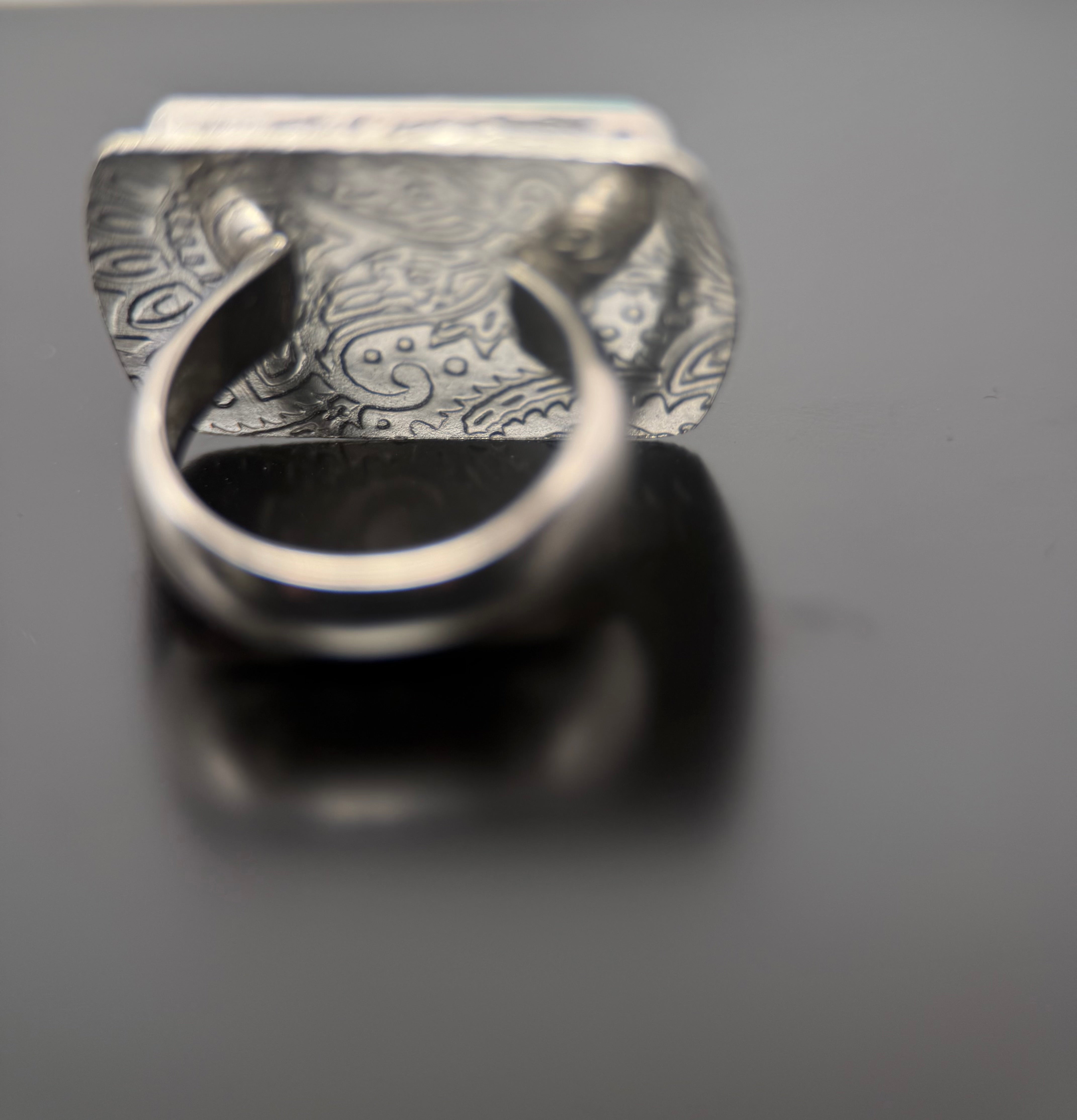 Aqua Blue Bridewell Stone Ring