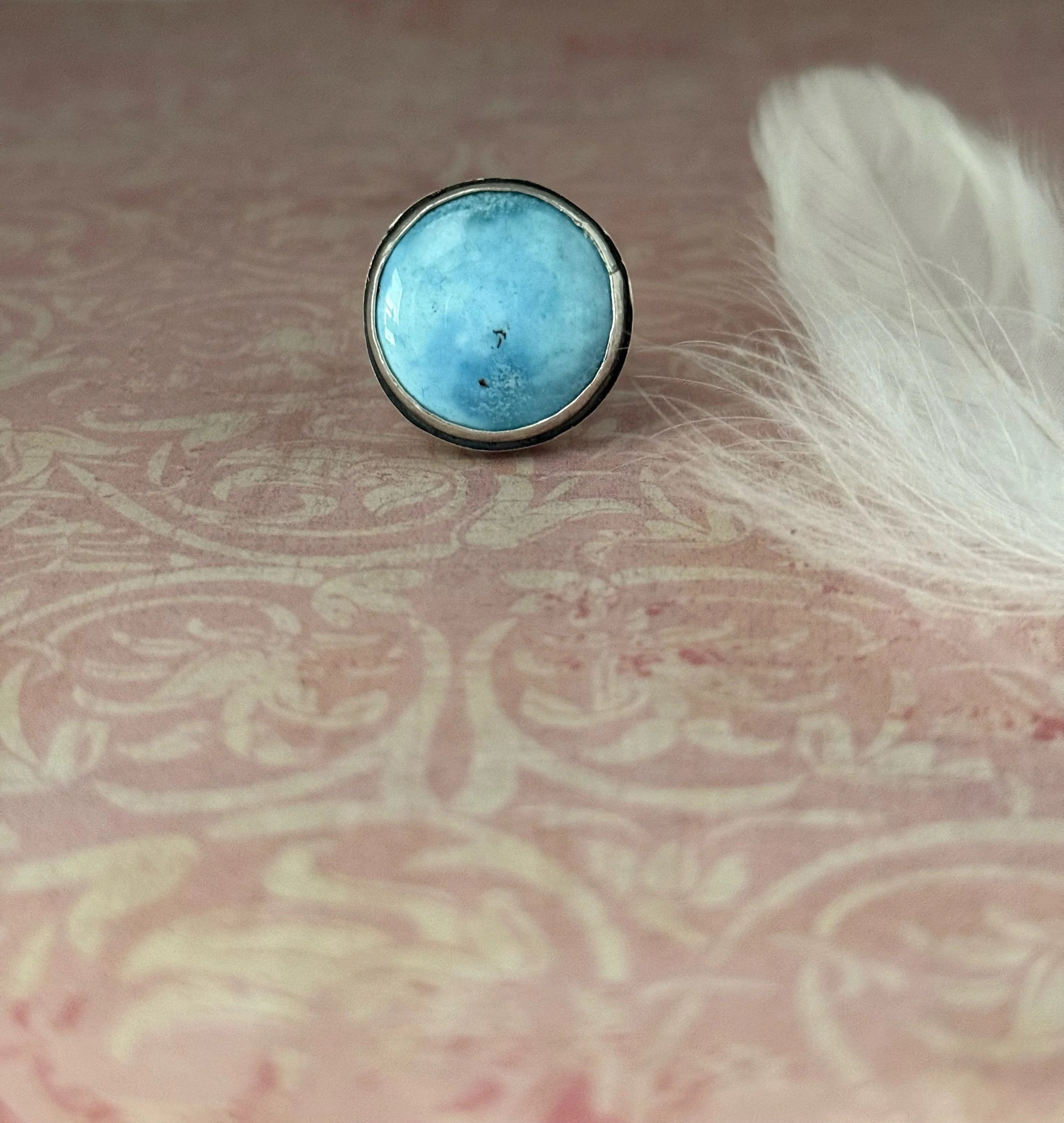 Golden Hills Turquoise Poison Ring