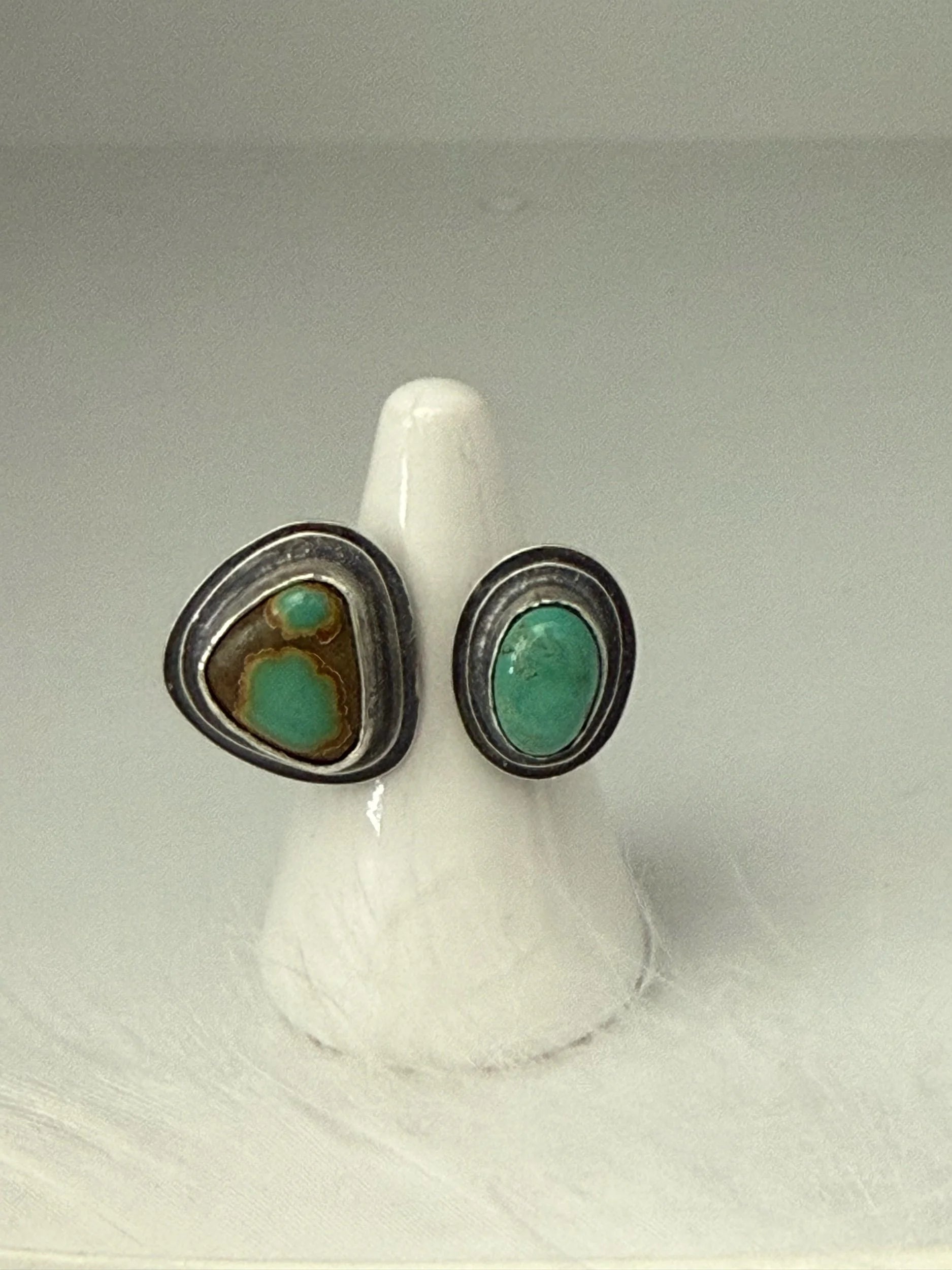 Iron Maiden Turquoise Open Concept Ring