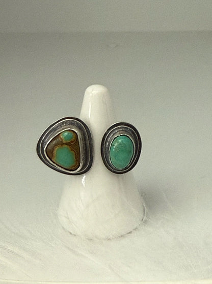 Iron Maiden Turquoise Open Concept Ring