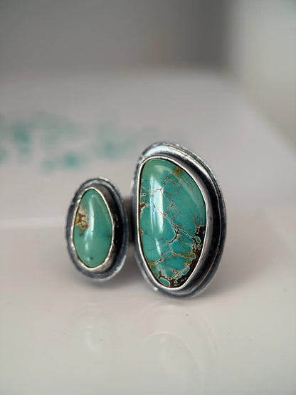 Iron Maiden Turquoise Adjustable Ring
