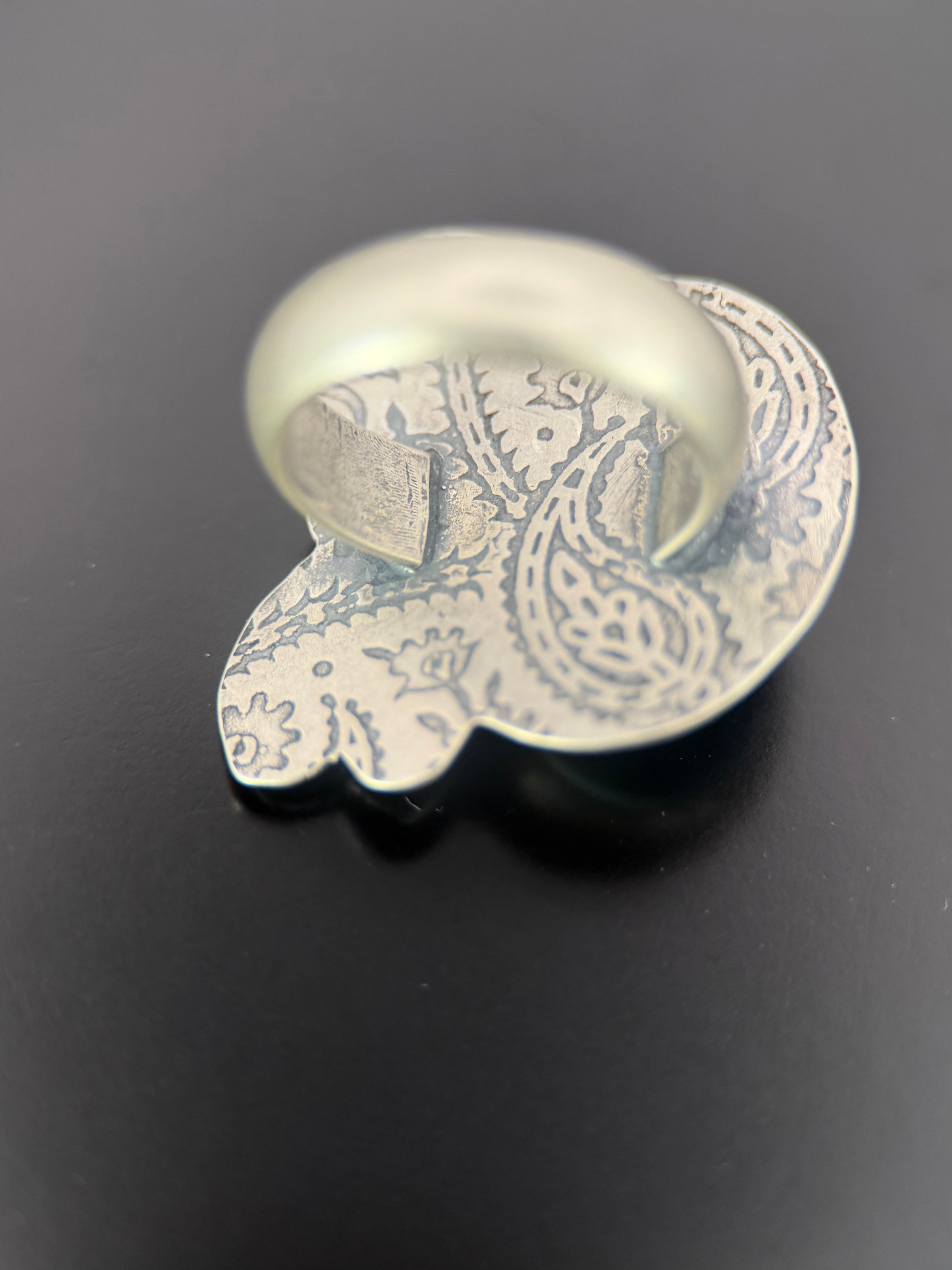 Golden Hills/Kazakhstan Turquoise Flower Ring