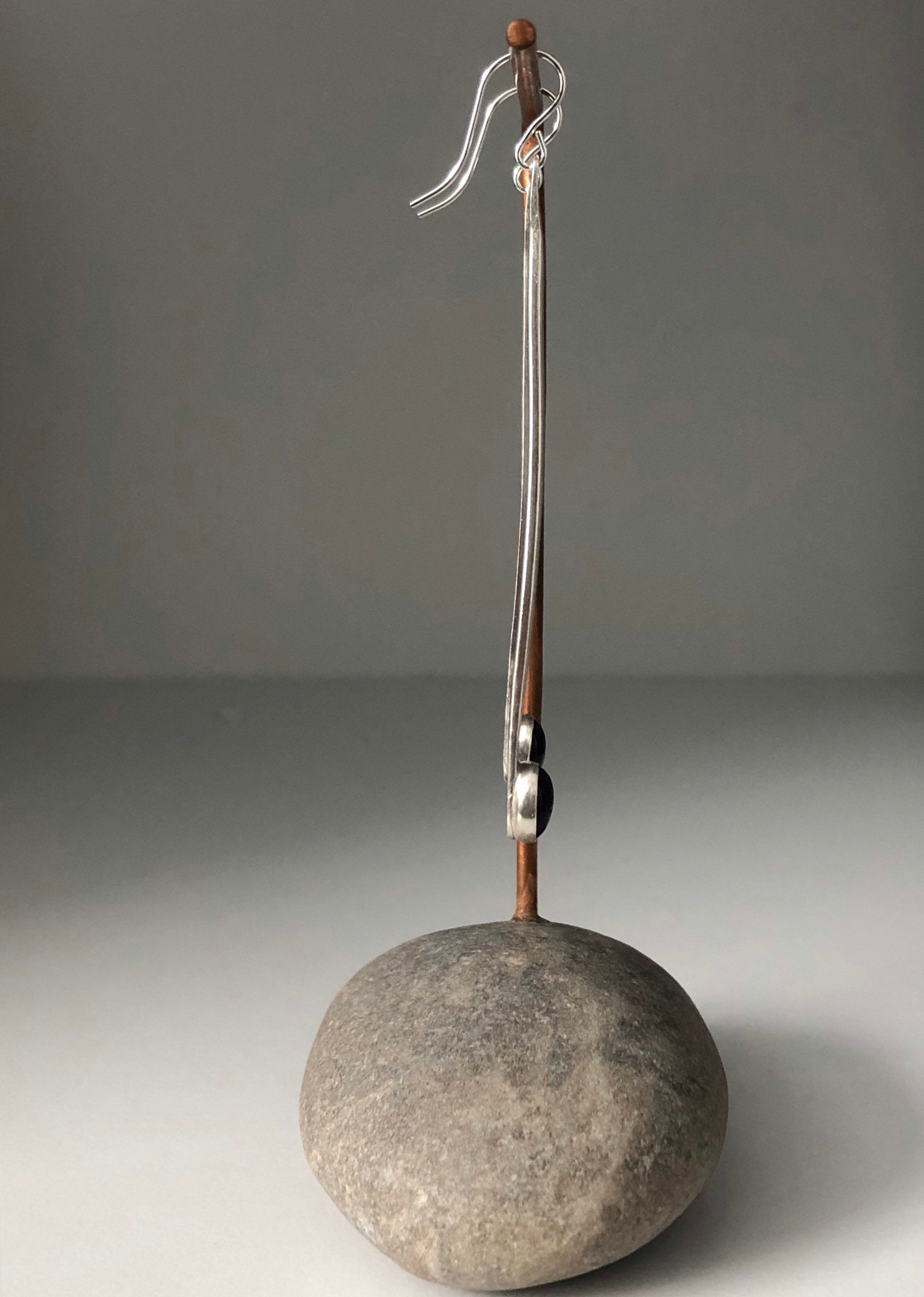 Classic Amethyst Stick Earrings