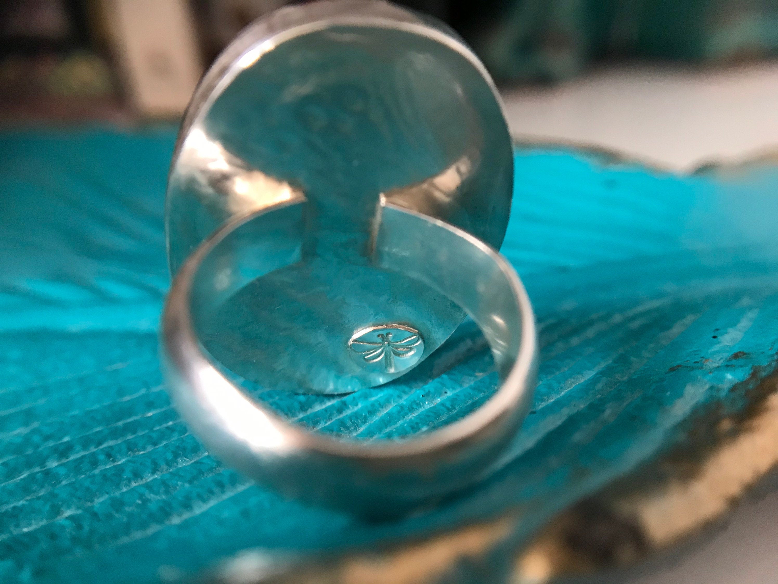 Purple and Blue Sugilite Richterite Statement Ring