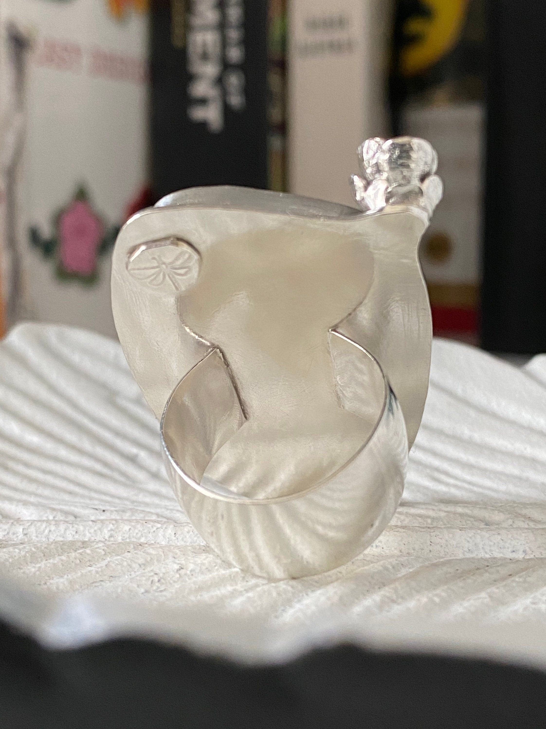 Ombré Tibetan Turquoise and Rose Statement Ring