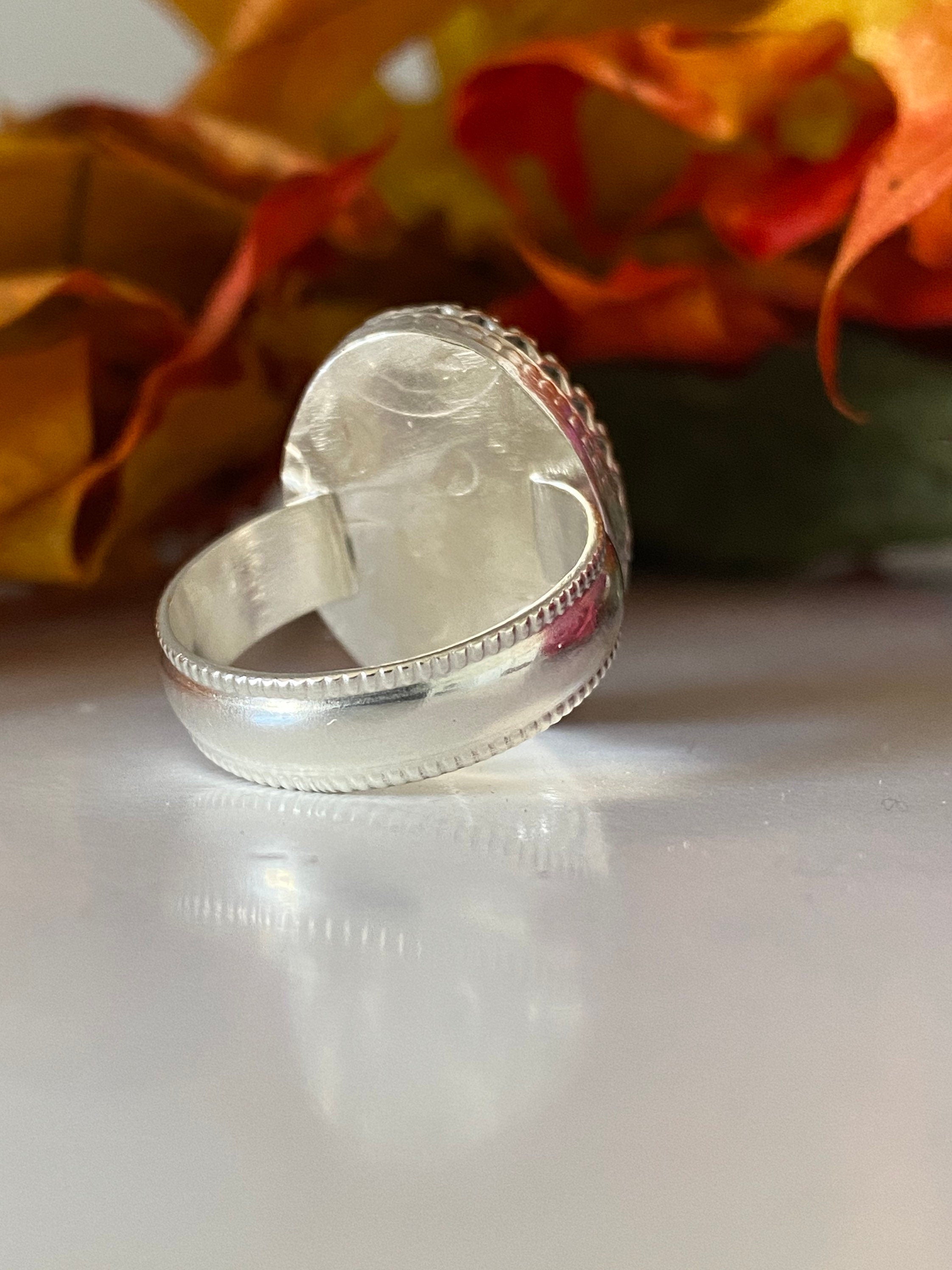 Aqua Chalcedony Ring