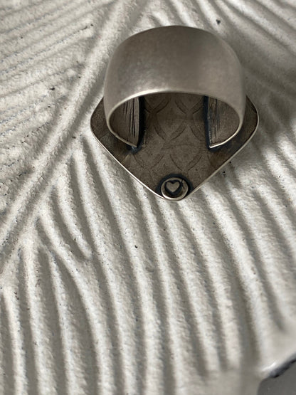 Diamond Ocean Jasper Ring