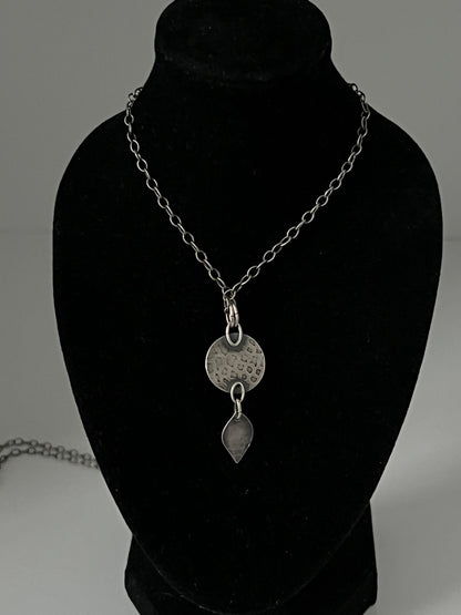 Delicate Aqua Kyanite Pendant ~ Sea Ice Collection